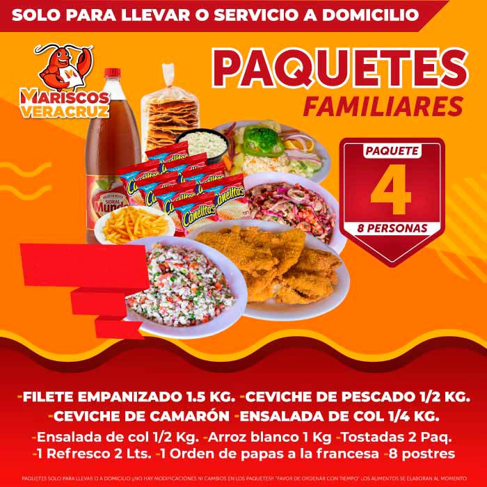 Promociones y Paquetes – Mariscos Puerto de Veracruz